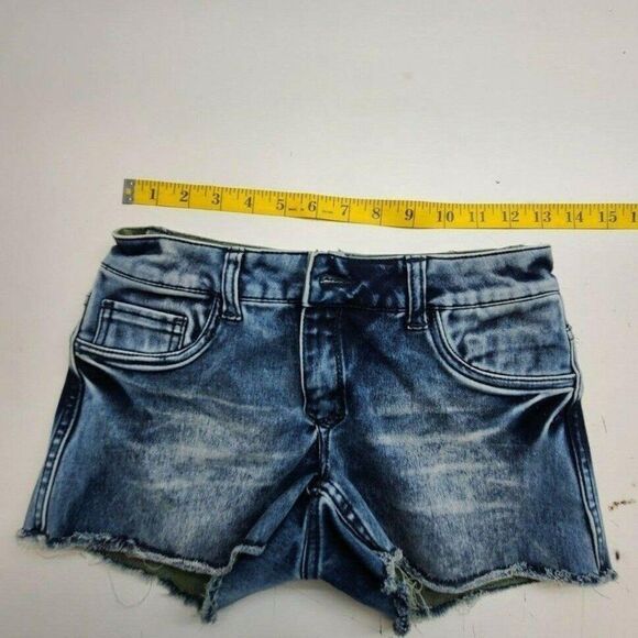 Flip Side Short Shorts Women's Reversible Green Ca - Picture 5 of 7